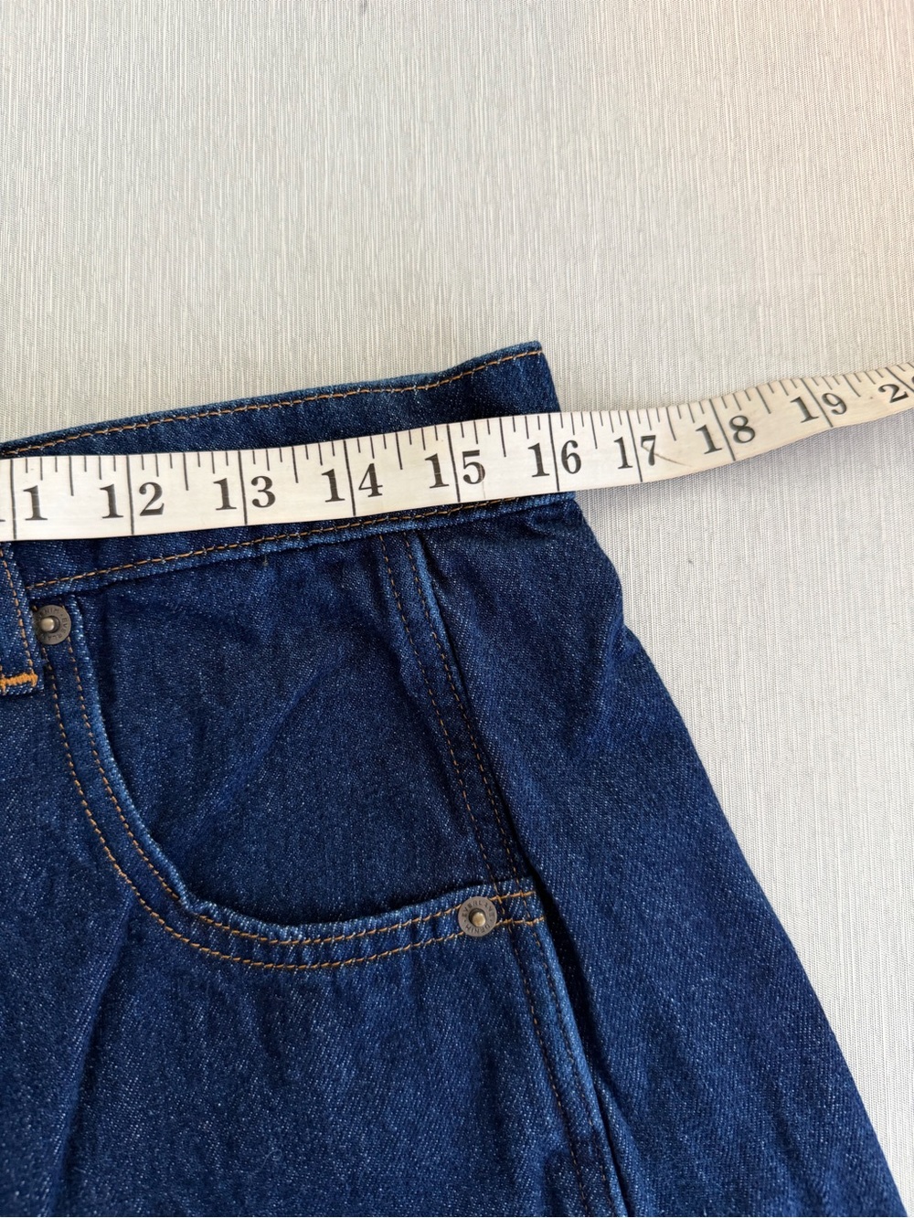 Everlane The Way-High Utility Jean Blue Size 31R Barrel Cargo NWOT - Picture 9 of 16